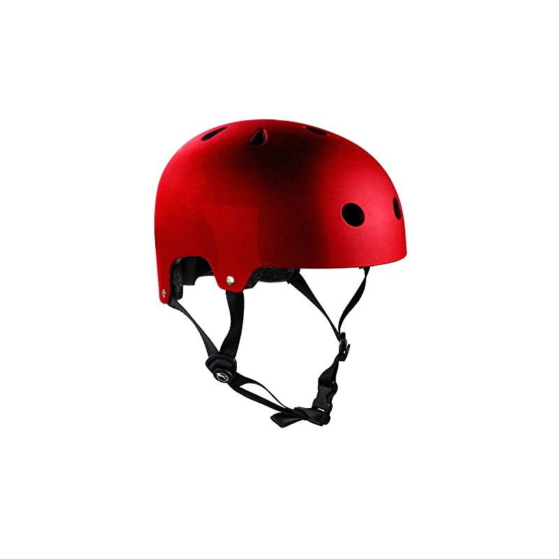 SFR Unisex adult Essentials Helmet, Red (Metallic Red), S/M 53-56cm