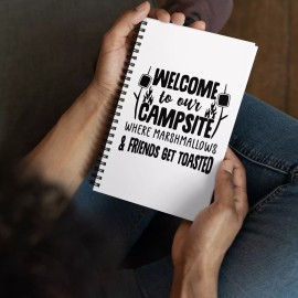 Dimitkoster Spiral notebook Diary Welcome to our camping