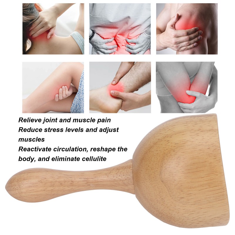 Wooden Massage Tool Cellulite Remover Lymphatic Drainage Fascia Massage Cup