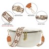 Wide Purse Strap Women Adjustable Replacement Bag Straps Embroidery Guitar