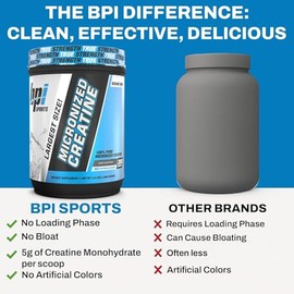 BPI Sports 100 Monohidrato de Creatina Micronizada - 1000 gr - 200 Porciones (1000 gr)