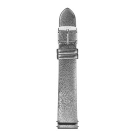 Black Leather Watch Band, 18mm Leather Watch Band, 20mm Quick Release Watch Band, 22mm Watch Band Easy Interchangeable 18mm Watch Band, Silver Shimmer,Silver Buckle)