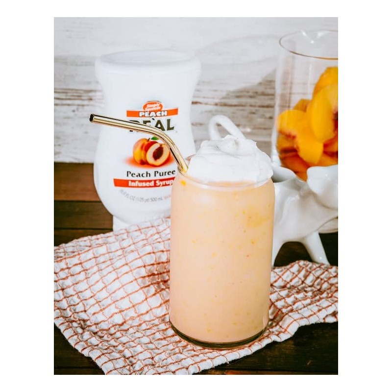Peach Reàl Infused Exotics, Peach Puree Infused Syrup, 16.9 FL