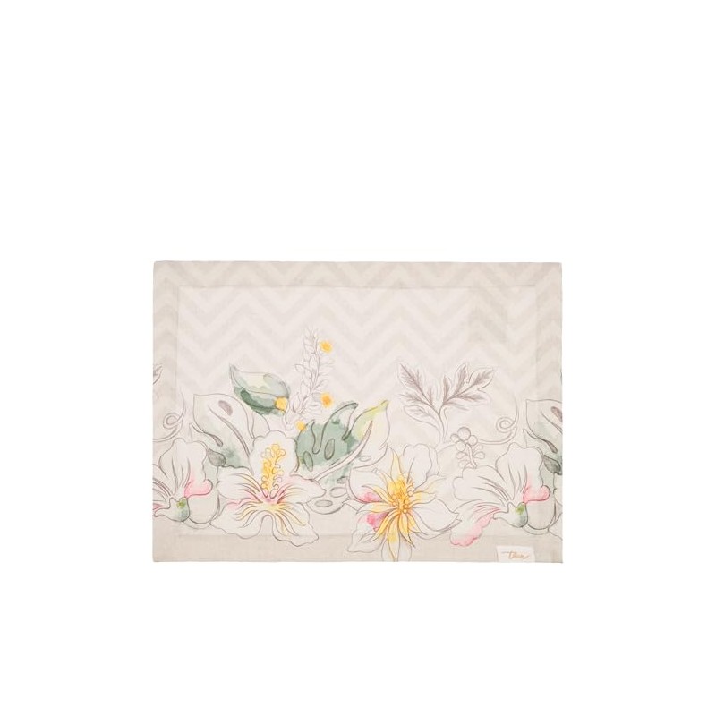 THUN - Set 2 tovagliette antimacchia Eleganza Esotica - 100%