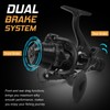 9+1BB Speed Ratio Fishing Reel with Dual Brake System Smooth