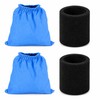2 Pcs Wet Dry Vacuum Filter Set for Replacement –