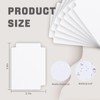 qieoyk Trading Card Dividers 100 Pieces White Card Dividers with