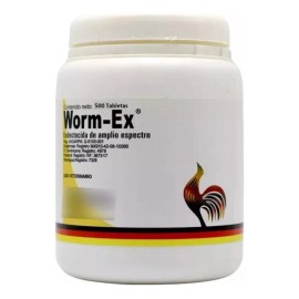 Vetinova Worm Ex 500 Tabletas Endectocida Aves