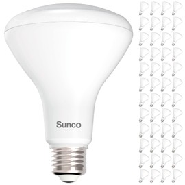 Sunco Lighting 48 Pack BR30 LED Bulbs Indoor Flood Lights 11W Equivalent 65W, 5000K Daylight, 850 Lumens, E26 Base, 25K Lifetime Hours, Interior Dimmable Recessed Can Light Bulbs - UL & Energy Star