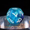Cusdie 7-Die DND Dice, Polyhedral Dice Set Filled with Animal,