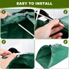53 Gallon Leaf Collector, Large Yard Dustpan & Reusable Leaf