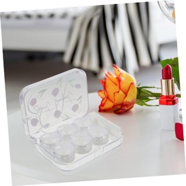 OHPHCALL Travel Accessory for Women 1 Set Portable Contacts Lens Case with Removal Tool Cosmetics Storage Case for Makeup Lens Holder