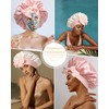 HAIMEIKANG Double-Sided 100% Mulberry Silk Bonnet & Shower Cap for