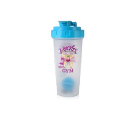 Rick and Morty 24 Oz Gym Workout Shaker Bottle, Perfect for Protein Shakes Smoothies Pre & Post-Workout Meal Drinks comes with blue Mixing Ball