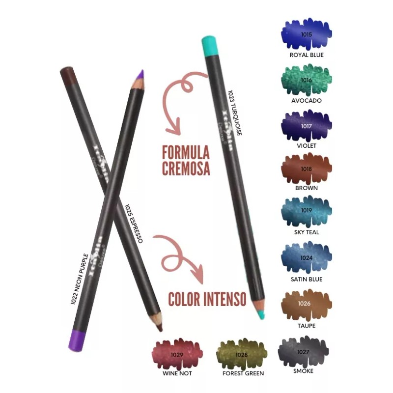 Italia Deluxe Kit De 20 Pzas Lapiz De Labios Y
