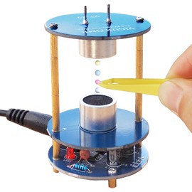 DIY Ultrasonic Suspension Solder Project Kit for Electronic Soldering Practice and Learning, Mini Cool Acoustic Levitator, DIP Version, Great STEM Project and Gift by VIGURTIME
