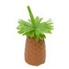 Luau Pineapple Sipper Bottles / Cups with Straws, 20 Oz.