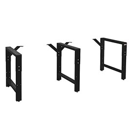 Garage Workbench Frame - 3 Legs - 26" Depth - 29" to 35" Height Adjustable - Black - by BenchPro