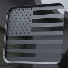 Zhizhong Rear Middle Window Decal Fits Ford F150 F250 F350 2015-2023 2024, American Flag Back Center Sliding Window Glass USA Flag Vinyl Sticker
