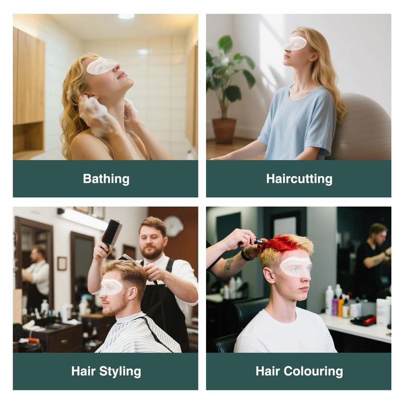 Leogony 100 Pcs Eye Shield After Cataract Surgery for Shower,