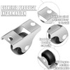 WELANE Mini Caster Wheels, 8 PCS Small Silent Fixed Caster