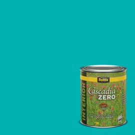 Rodda Paint CASCADIA ZERO Interior Semi-Gloss Paint & Primer in One, Quart, Pleasant Stream
