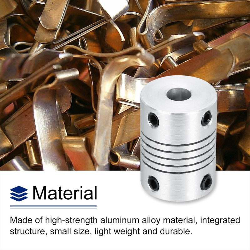 QUARKZMAN 4 Pieces 6 mm to 6 mm Aluminium Alloy
