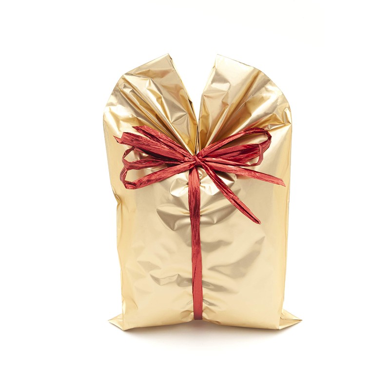 Italpak Buste Metallizzate Soft 50 pz, Colore Oro, 15x25cm, X204082152500