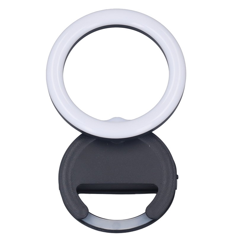 Clip On Ring Light for Phone 180 Degree Rotation 3