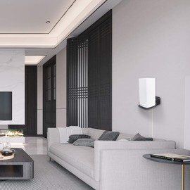 OkeMeeo Wall Mount for Linksys Velop WiFi 6, Space-saving Metal Mount Compatible with Linksys WIFI 6 MX10/MX5 AX5300 AX4200 MX8400 MX12600 MX4200(1 Pack)