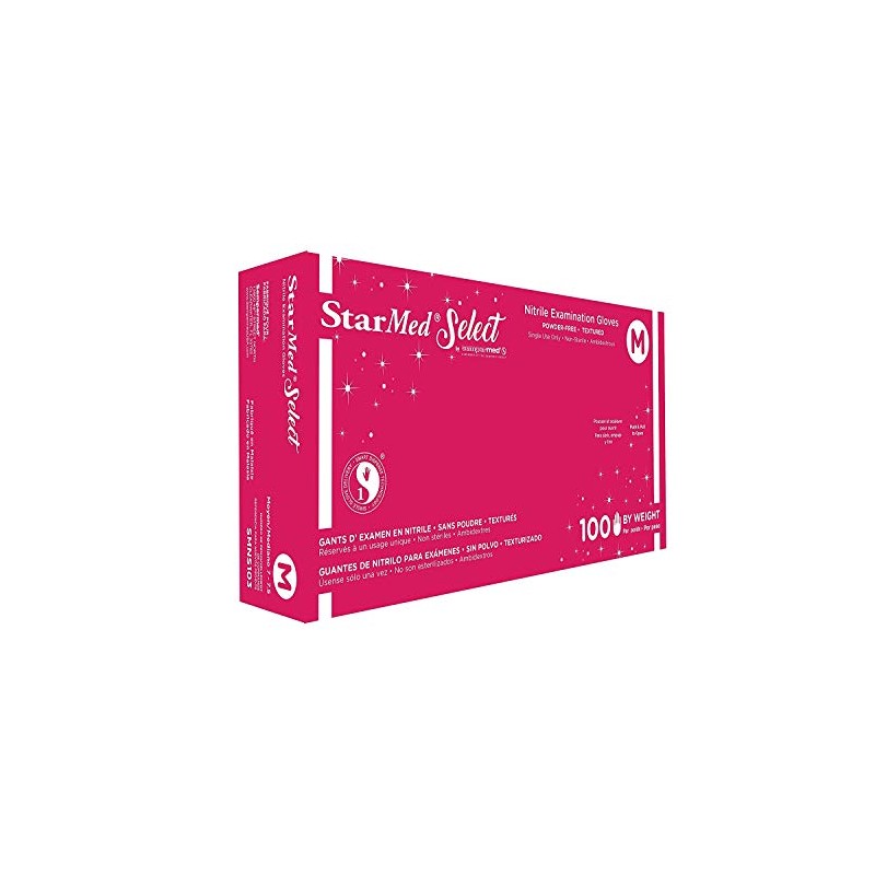 StarMed Select Medium Nitrile Power Free Exam Grade