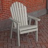 Sequoia Professional Muskoka Adirondack Deck Dining Chair, Harbor Gray