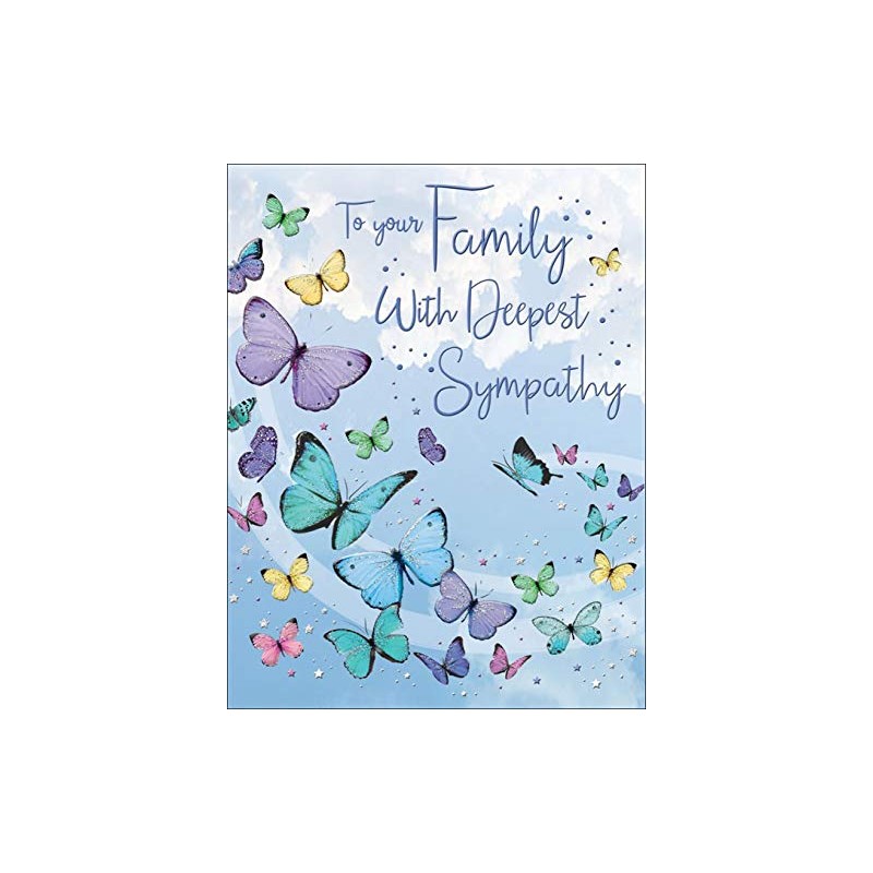 Regal Publishing Occasion Card Sympathy Family - 8 x 6