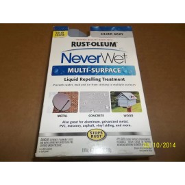 RUSTOLEUM NEVER WET MULTI-SURFACE STOPS RUST RUST-OLEUM LIQUID REPELLING TREATMENT, NEW