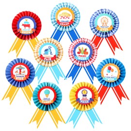 AmazingSpark 9 Pcs County Fair Hanging Fans Rustic Farm Party Decor Barnyard Themed Hanging Fans Country Fairs Decor for Birthday Party Supplies Table Decoration Picnic Gathering