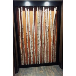 Wilson Decorative Birch Poles 8ft (3 Poles 1 1/2"-2 1/2" Dia.)