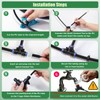 Garden Irrigation System 65FT with 20Pcs Adjustable Copper Nozzles