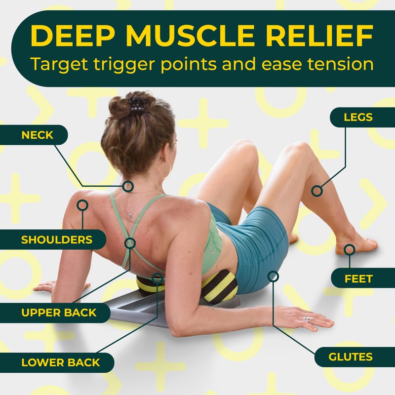 Deep Recovery 4-Inch Firm Yoga Deep Tissue Massage Ball Set