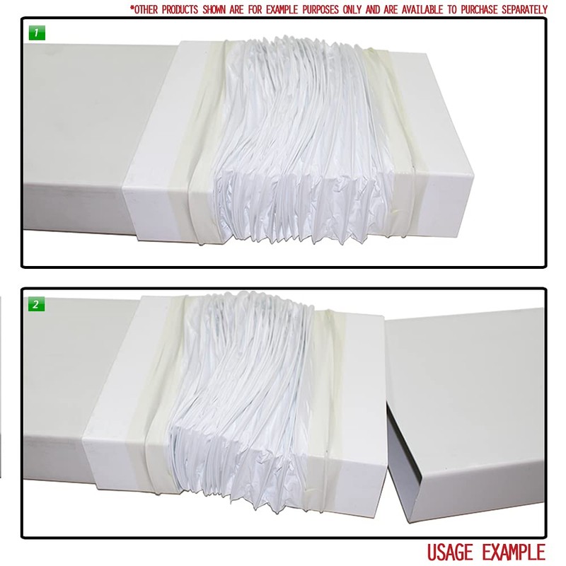 Kair Rectangular Flexible Bend 204mm x 60mm - 500mm Length