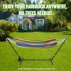 Backyard Expressions Adjustable One Size Fits All Hammock Stand with