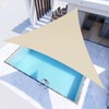 Windscreen4less 12'x12'x12' Waterproof Sun Shade Sail Triangle Shade Canopy Cover
