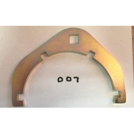 PLUMBERS EZ HELPER Wrench, 6 tab brass shower drain for a nut 3 1/2" Nut