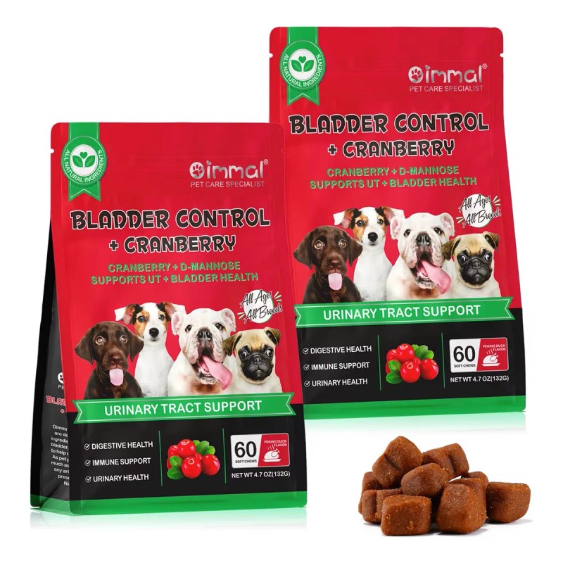 60 Suplementos Perros Salud Urinaria Control Vejiga Canina
