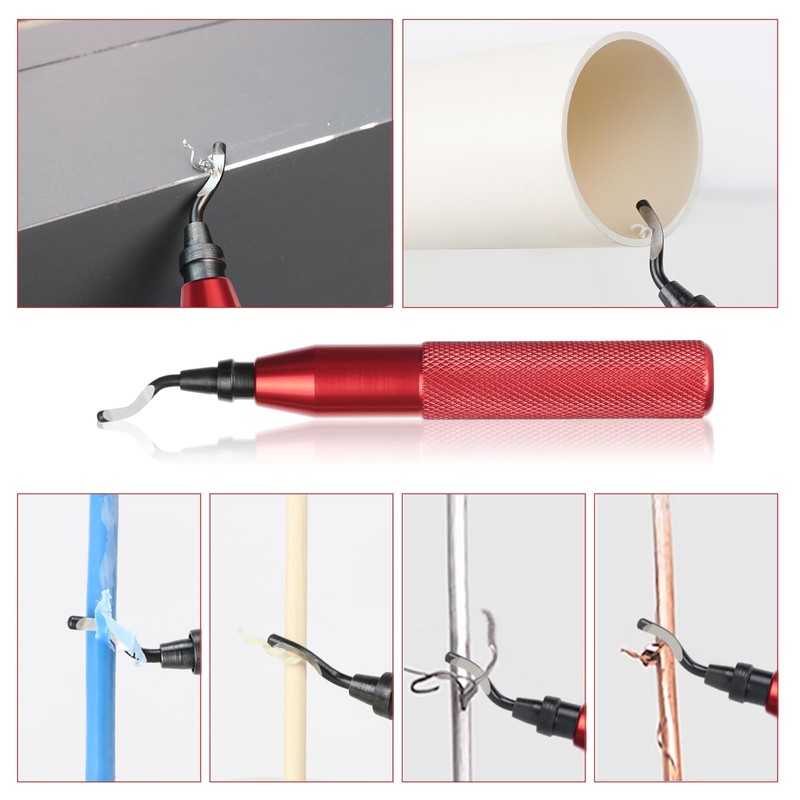 flintronic Universal deburring tool, metal handle, hand deburring tool with