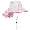 CHUNG Baby Sun Protection Hat Kids Summer Toddler Adjustable UPF