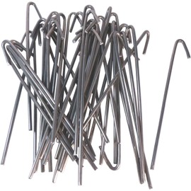 10-1/2" Wire Ties (Aluminum) aka Chain Link Fence Hook Ties or Tie Wires (Qty. 30)
