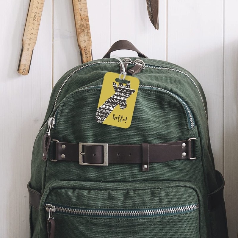 LT036 Hello Novelty Funny Unique Designer Gift Glossy Plastic Suitcase