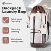 Backpack Laundry Bag - XL Heavy Duty Hamper Holds 3-4
