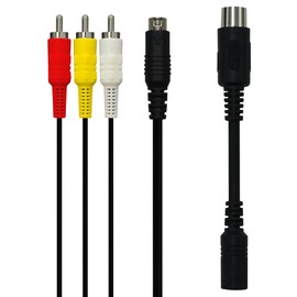 コロンバスサークル（MD1/MD2用）マルチAV端子ケーブル - 「メガドライブ1本体」・「メガドライブ2本体」両方に使えるステレオAV端子ケーブル