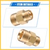 REPAIROCK Pressure Washer Connector, M18x1.5 to M22x1.5 Male Adapter Brass